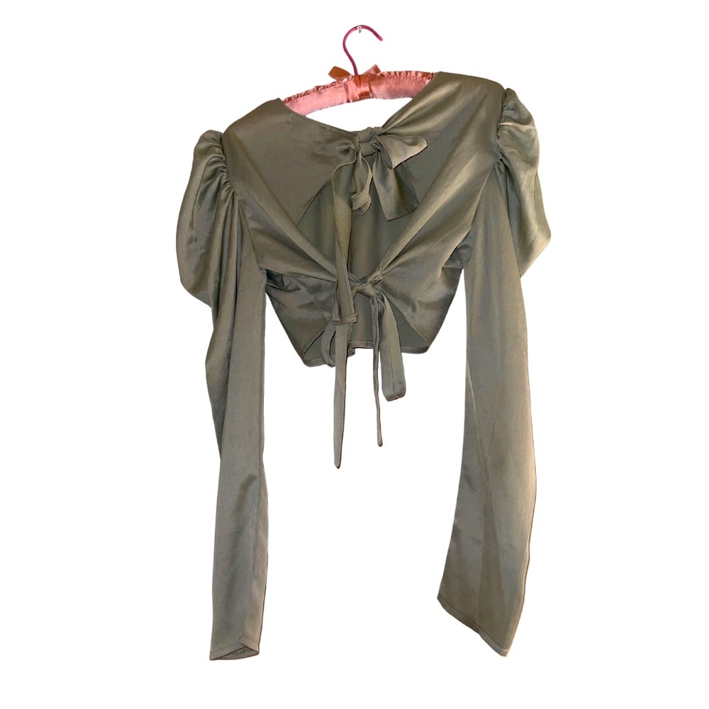 Missguided Seafoam Green Blouse